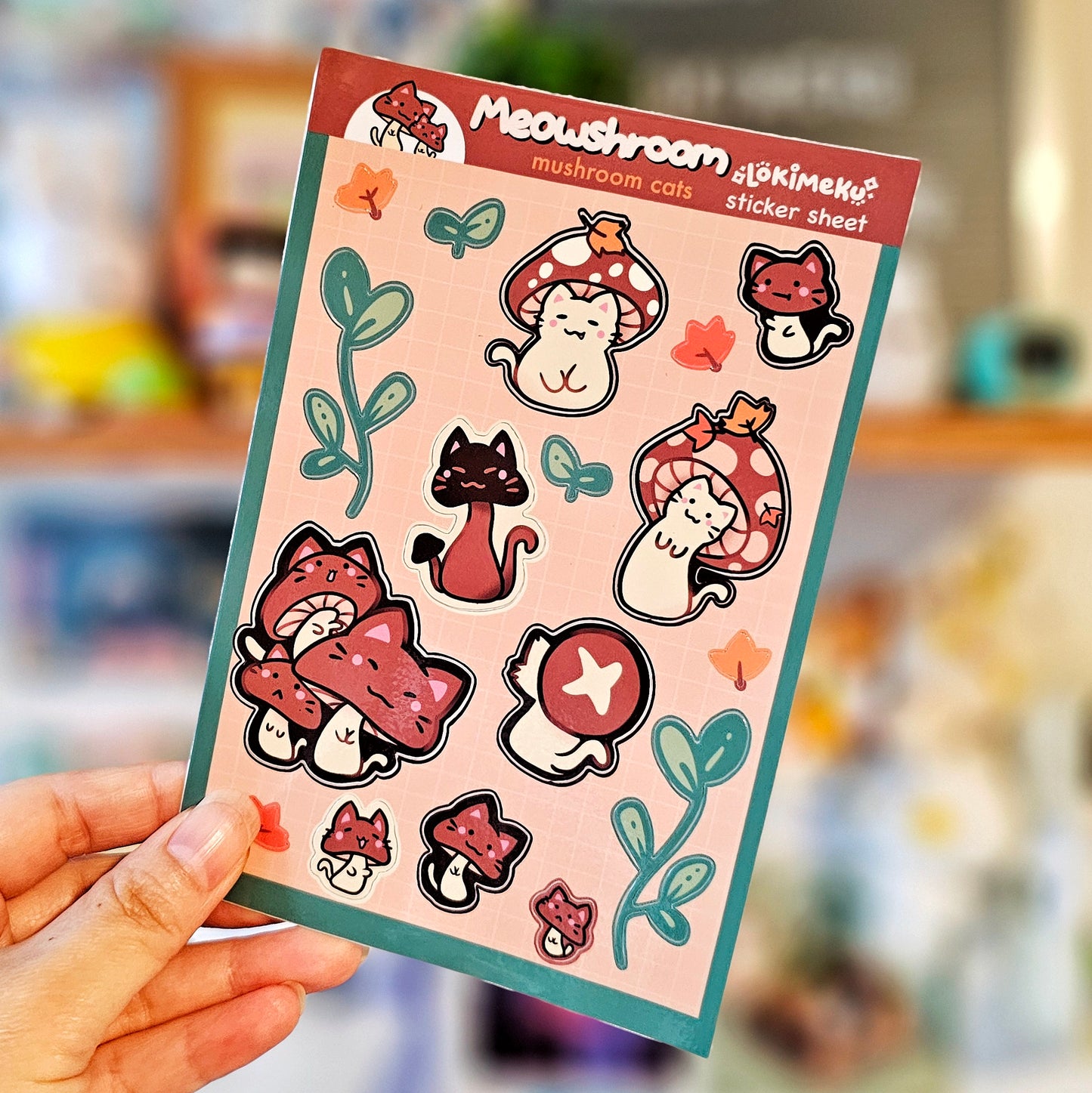 Meowshroom Sticker Sheet