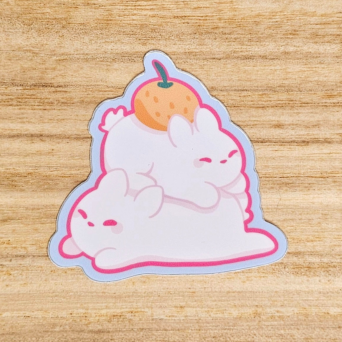 Mochi Rabbits Small Sticker