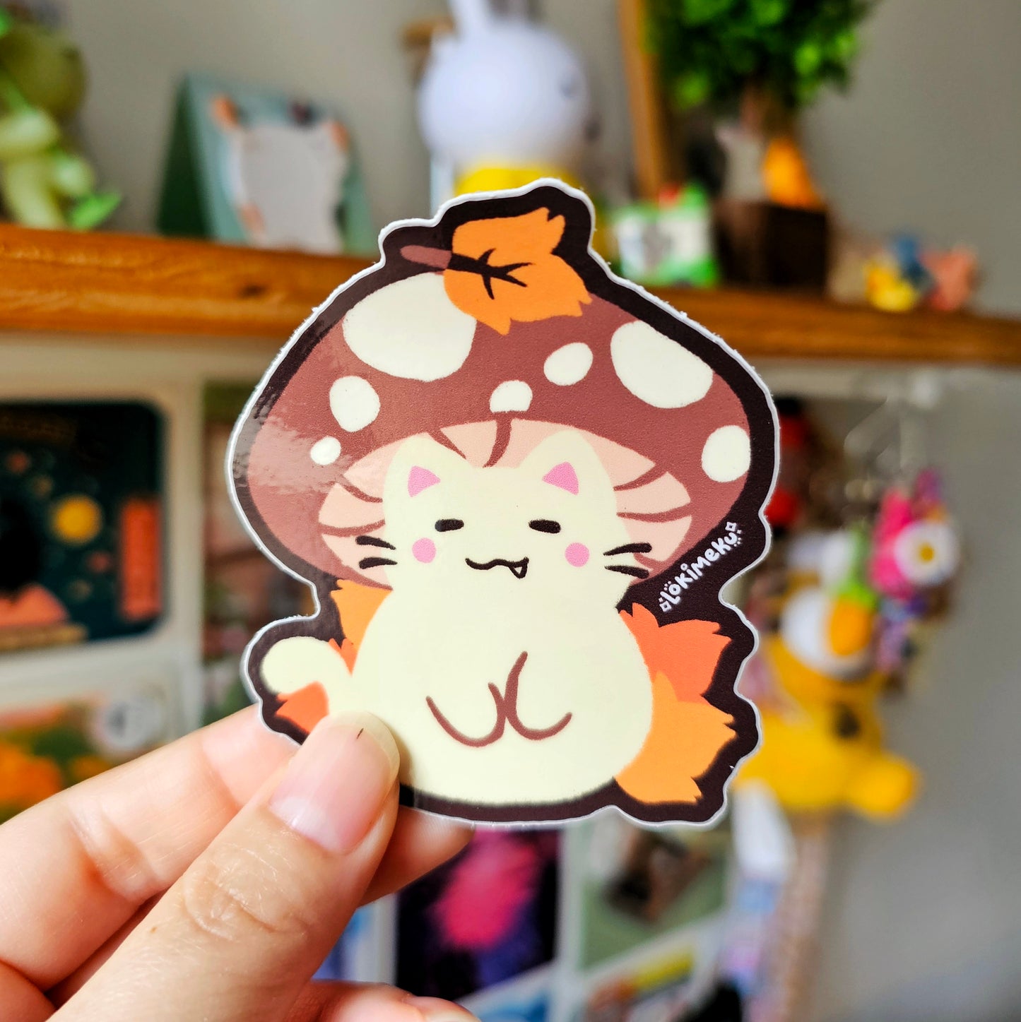 Meowshroom Cousin Sticker