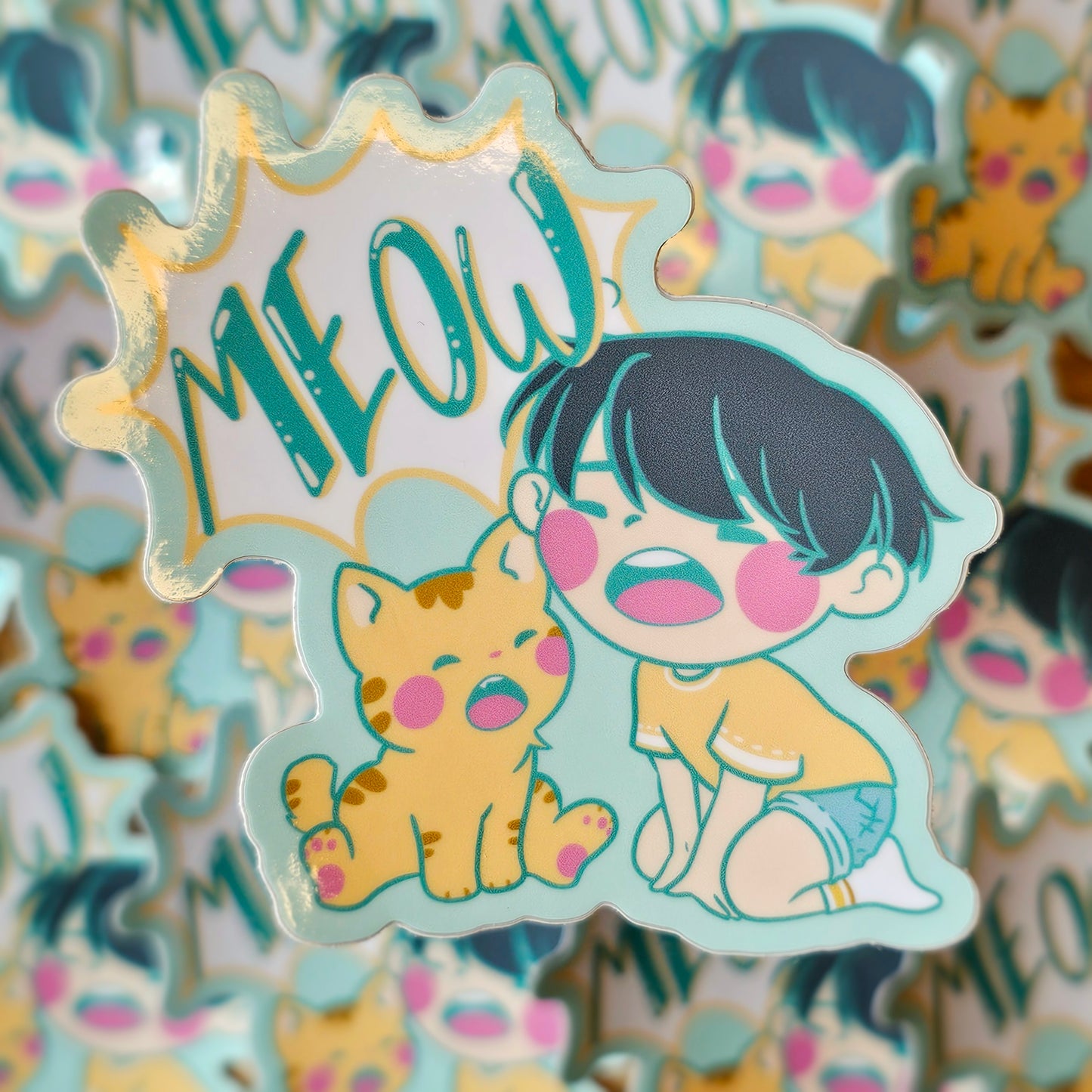 Meow with Me Sticker
