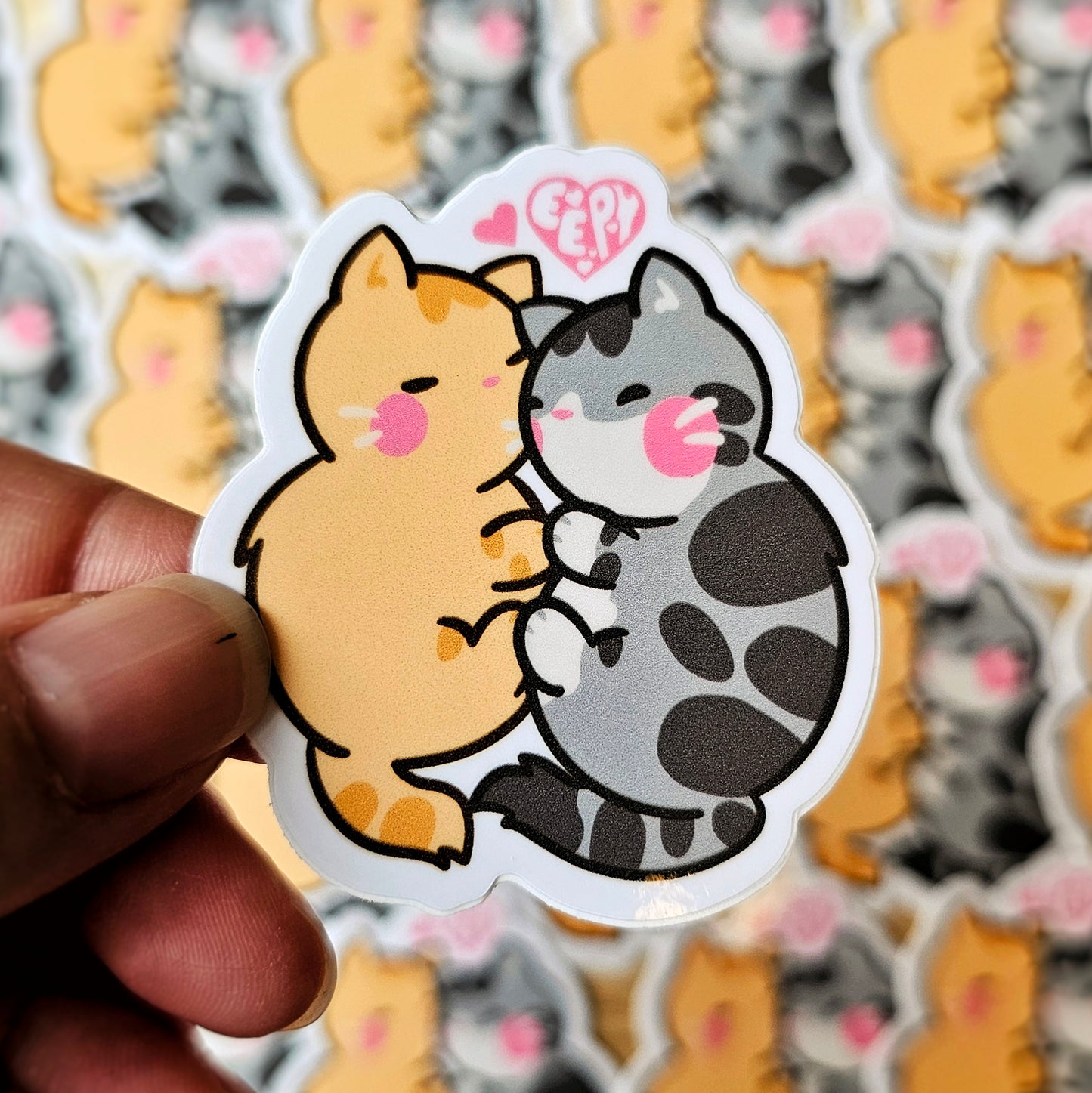 Eepy Tiny Kitty Sticker