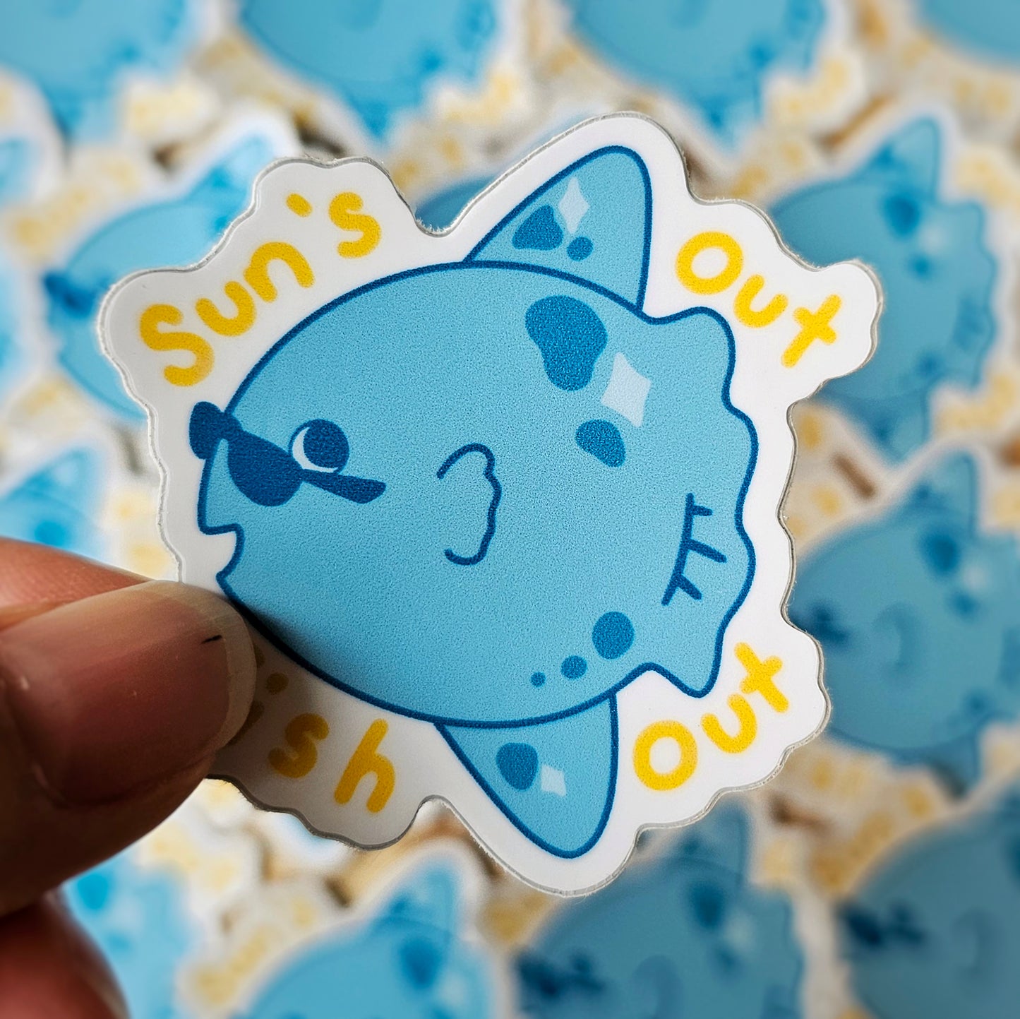Sun's Out Fish Out Sticker