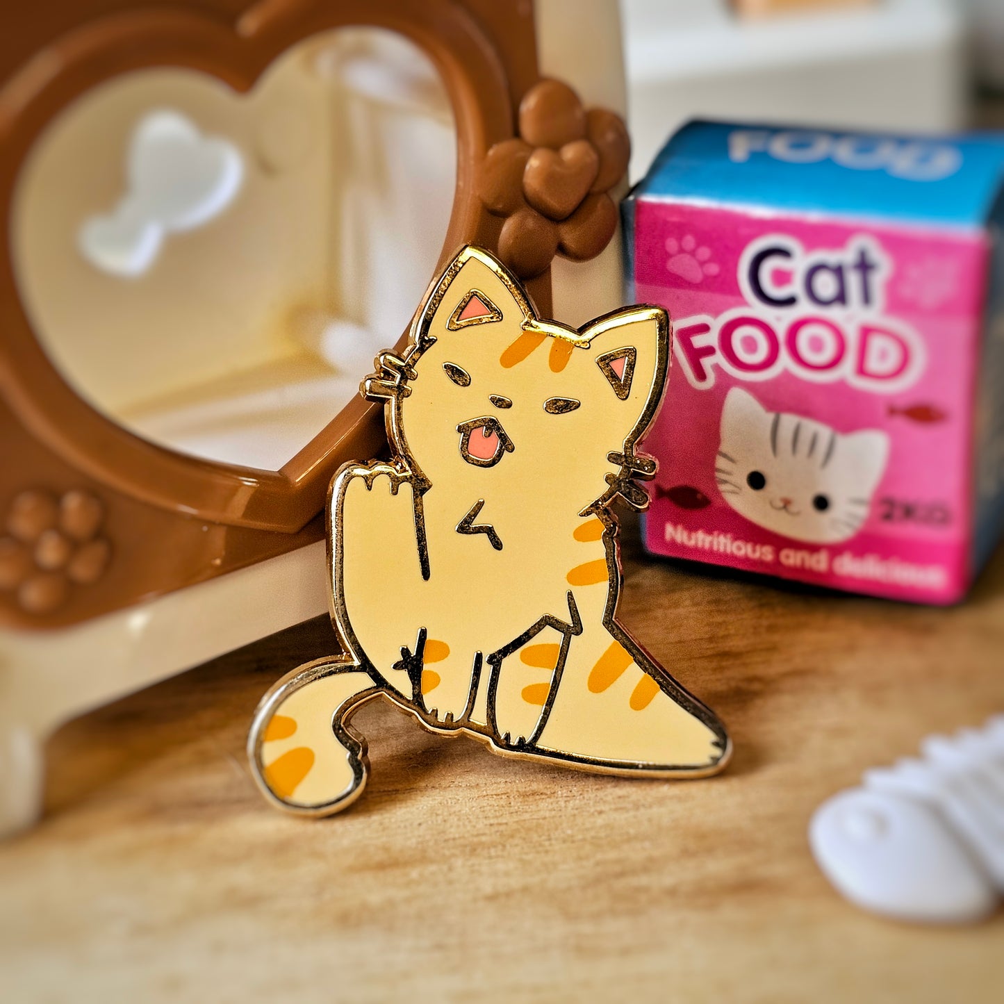 Peaches Enamel Pin