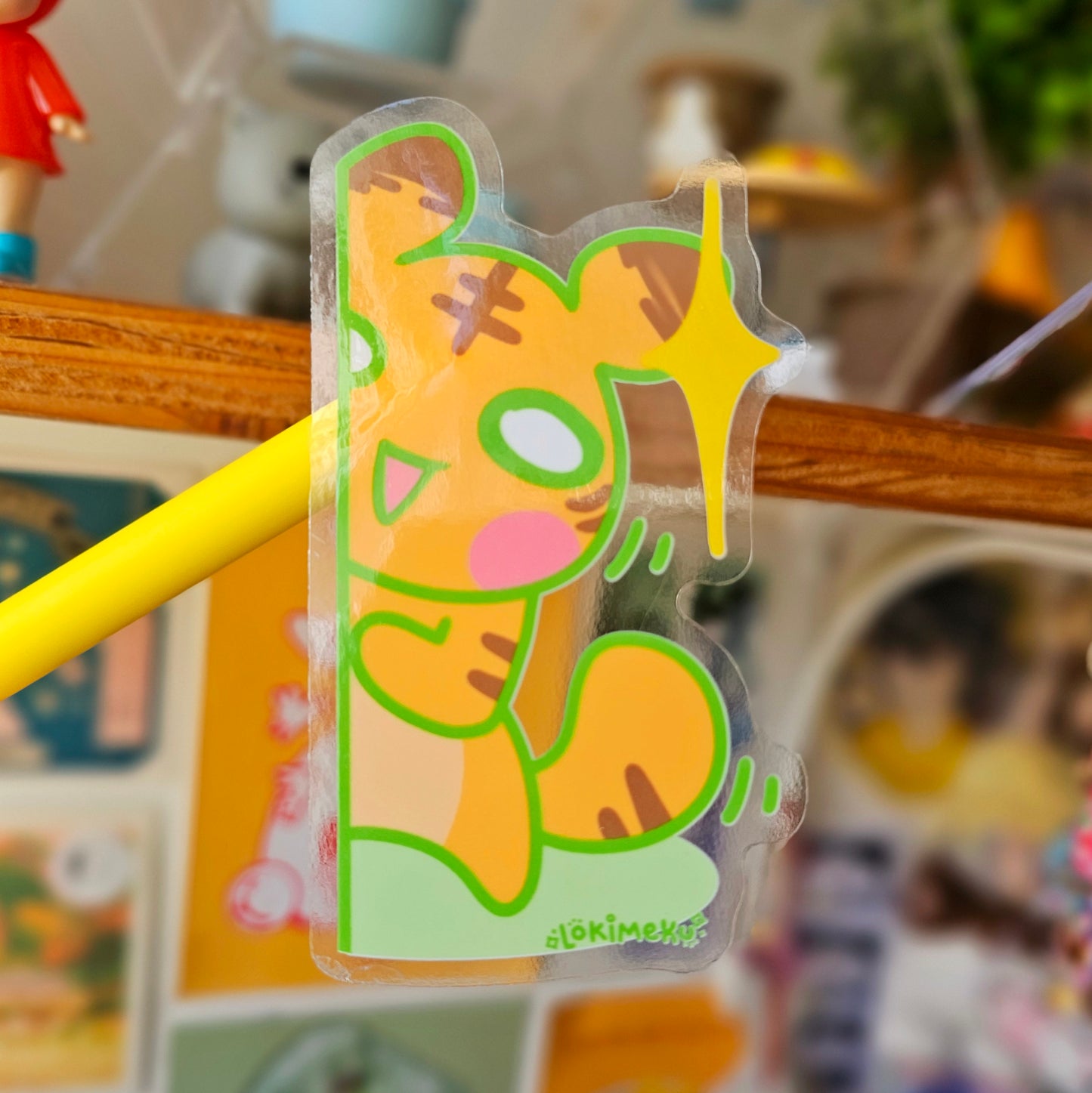 Sus Tiger Transparent Sticker