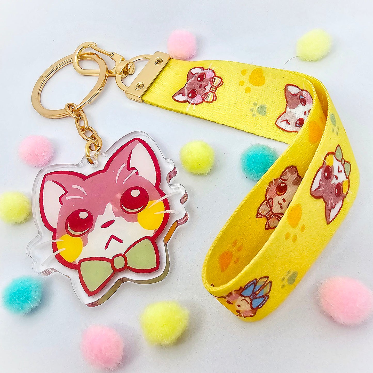 Lil Meow Meows Wristlet Lanyard