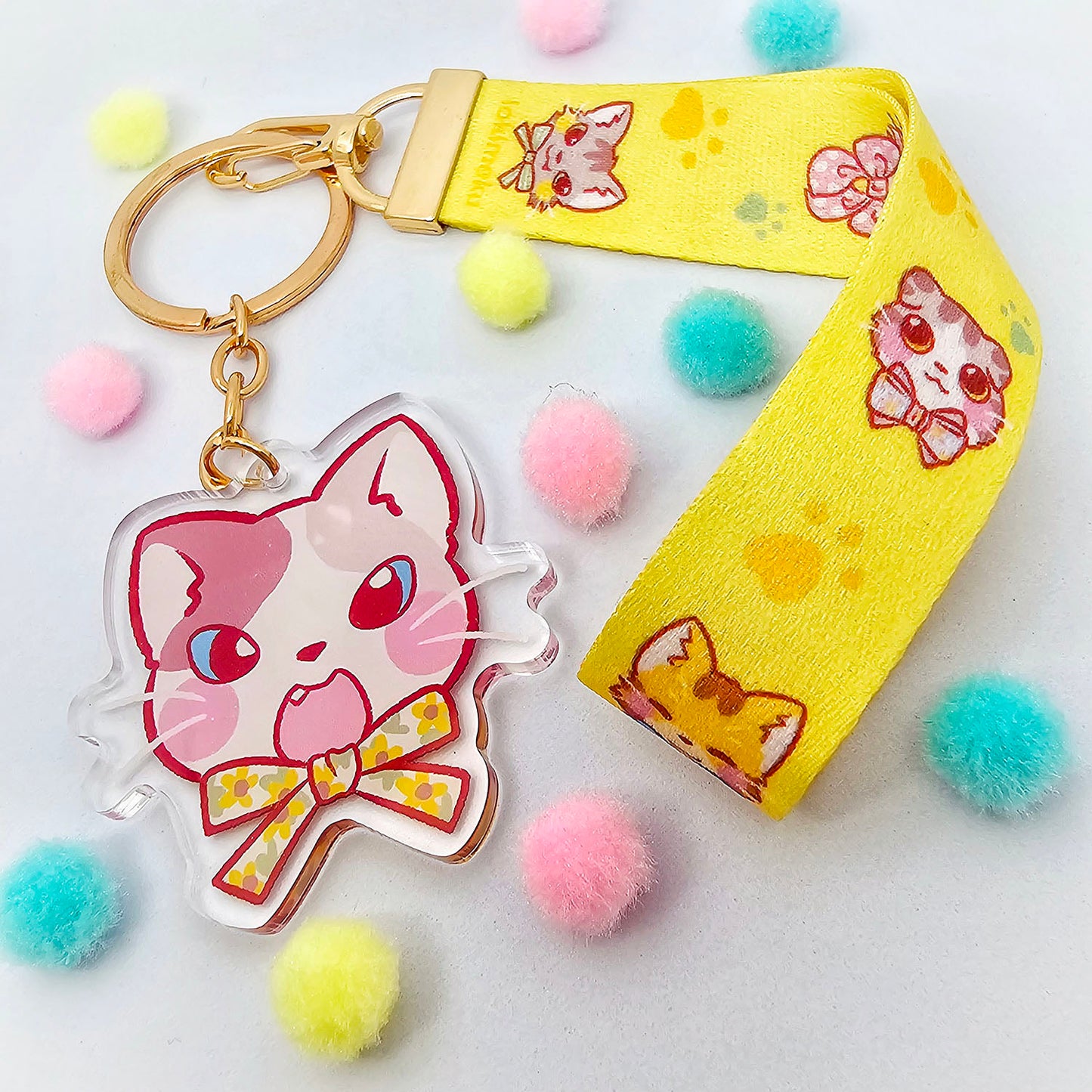 Lil Meow Meows Wristlet Lanyard