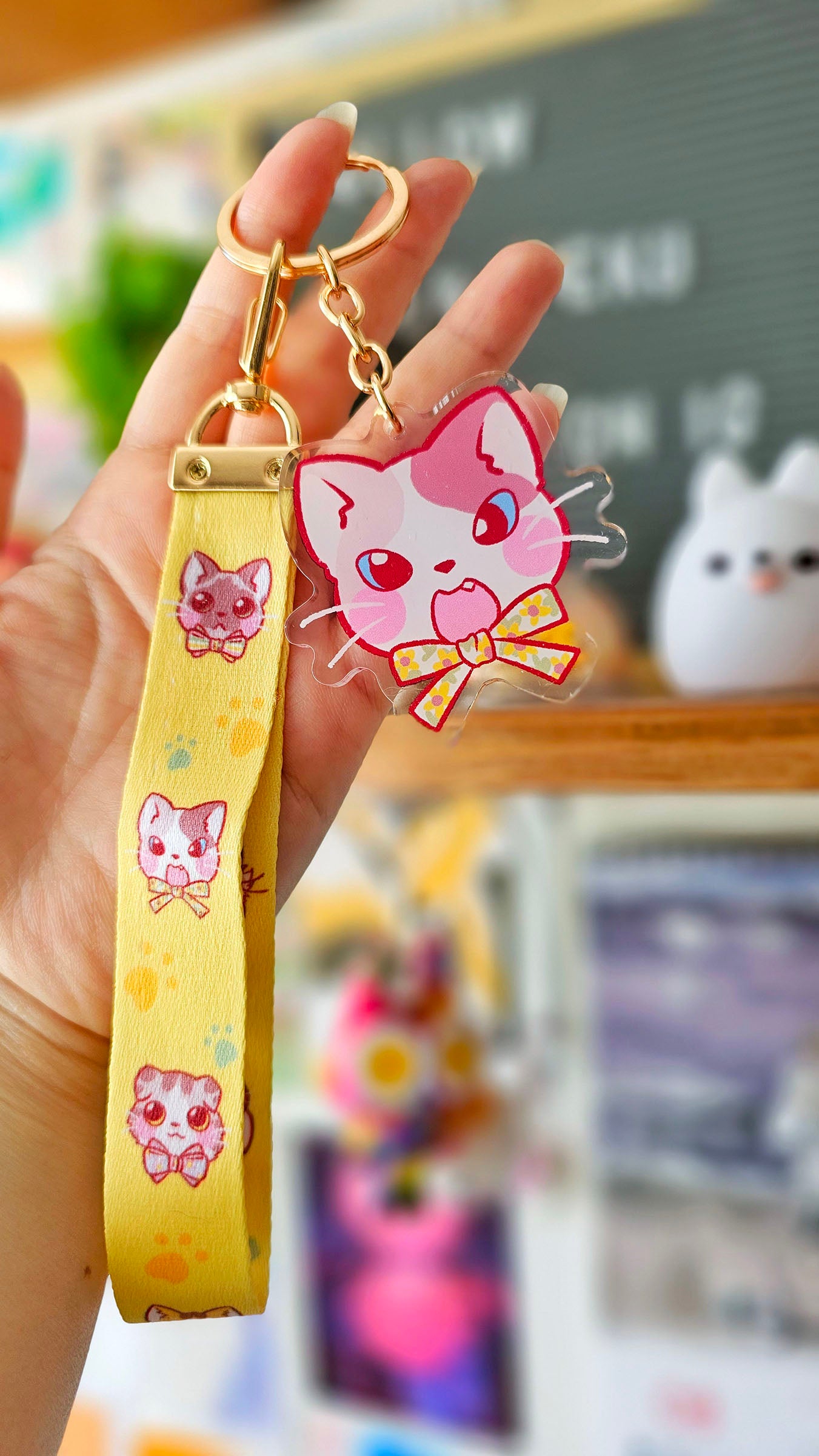 Lil Meow Meows Wristlet Lanyard