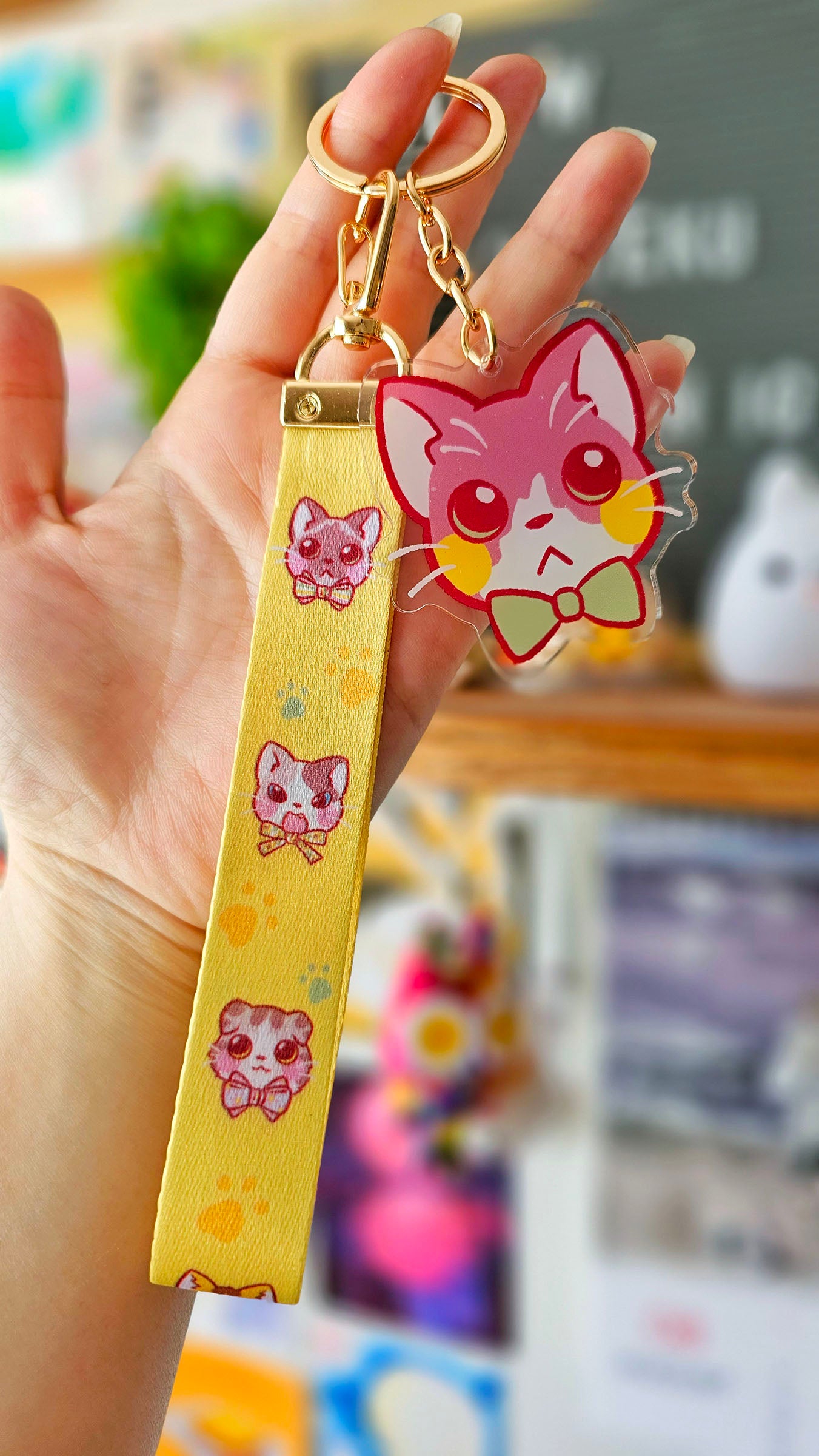 Lil Meow Meows Wristlet Lanyard