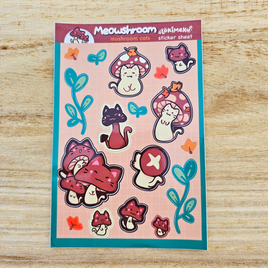 Meowshroom Sticker Sheet