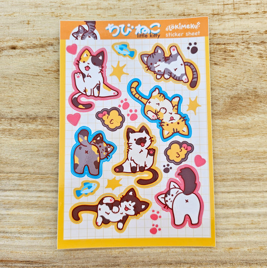 Chibi Neko Sticker Sheet