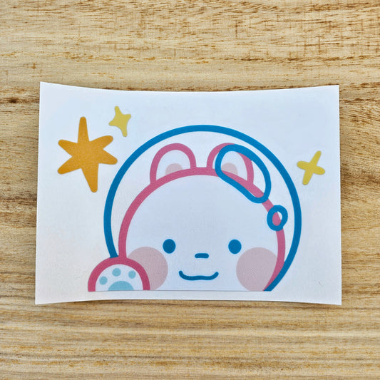 Space Bun Azuki Peeker Decal