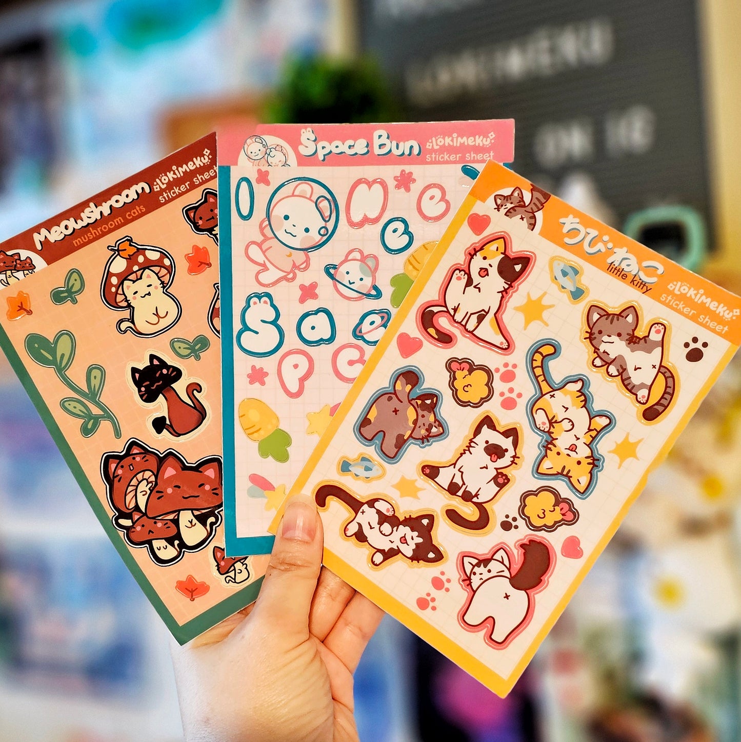 Chibi Neko Sticker Sheet