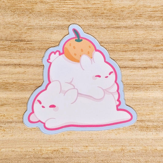 Mochi Rabbits Small Sticker