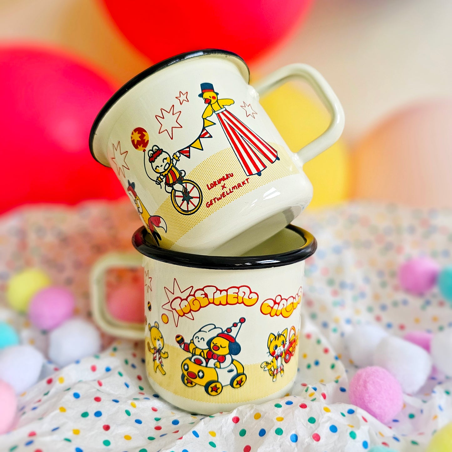 Together Circus Enamel Mug