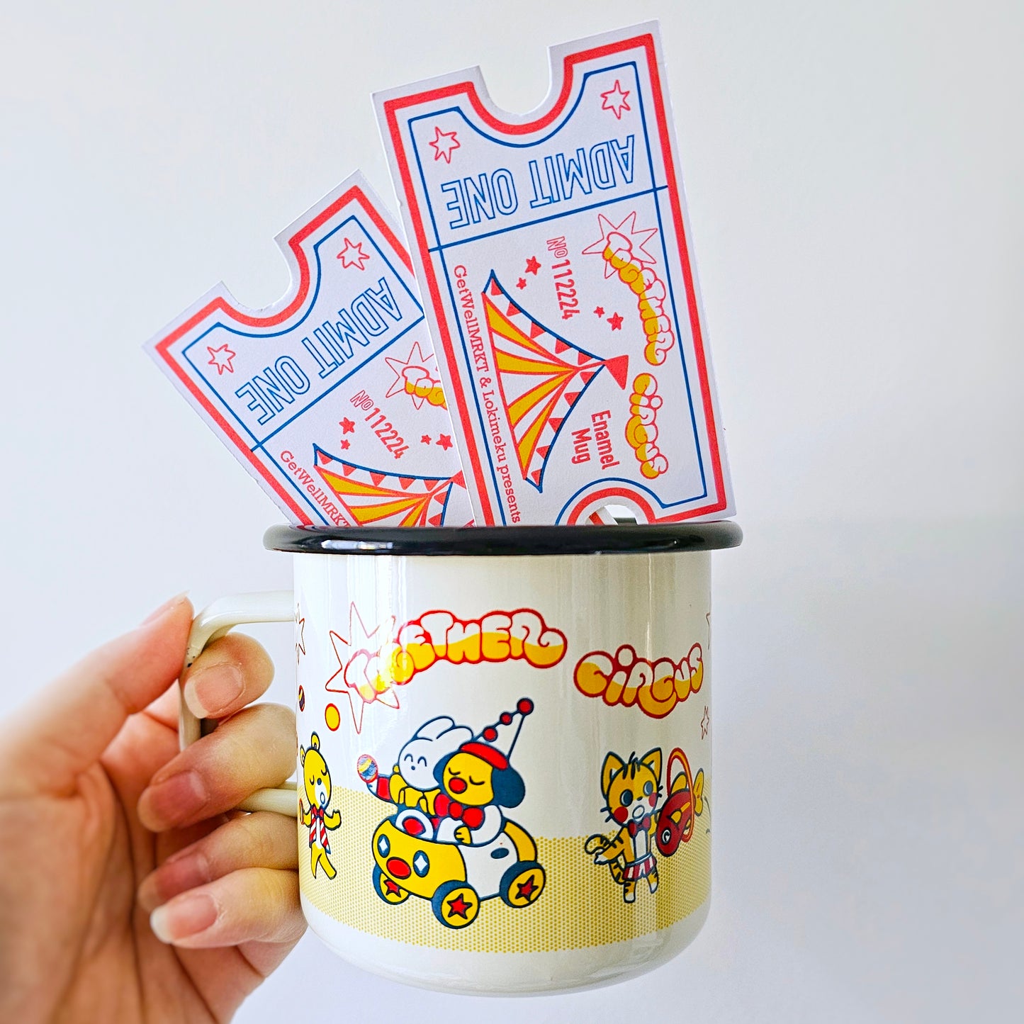 Together Circus Enamel Mug