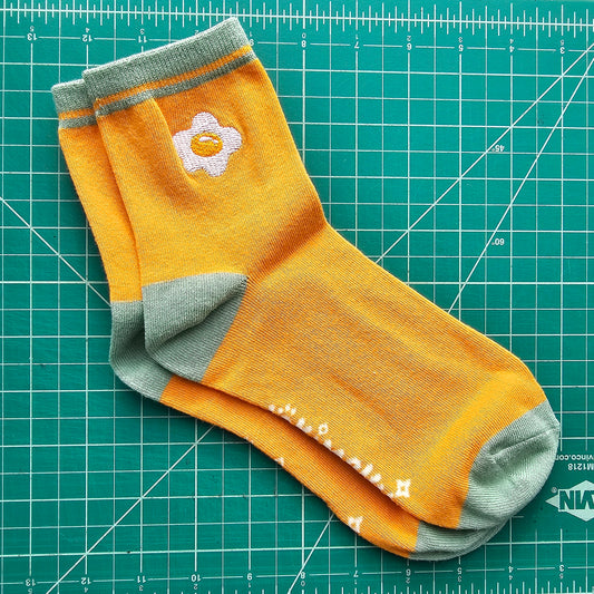 Eggcellent Embroidered Socks