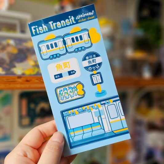 Fish Transit Sticker Sheet