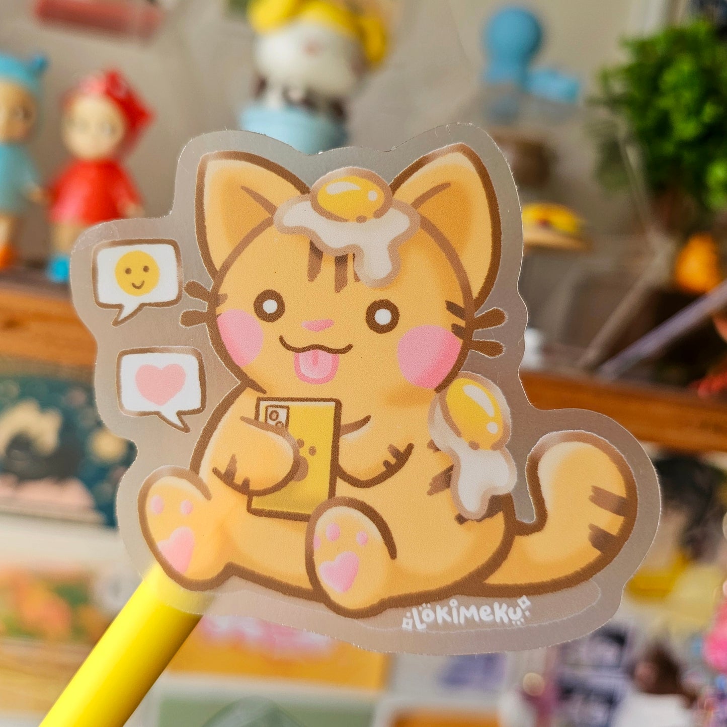 My Friends Live on My Phone Transparent Sticker