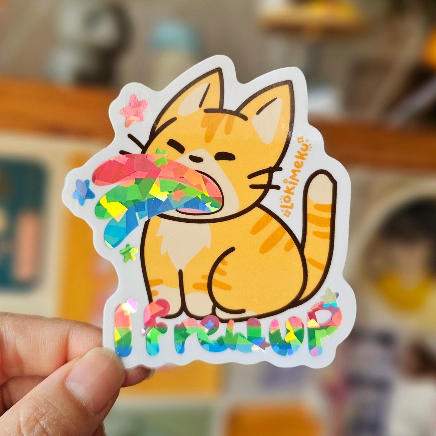 I Frew Up Sticker