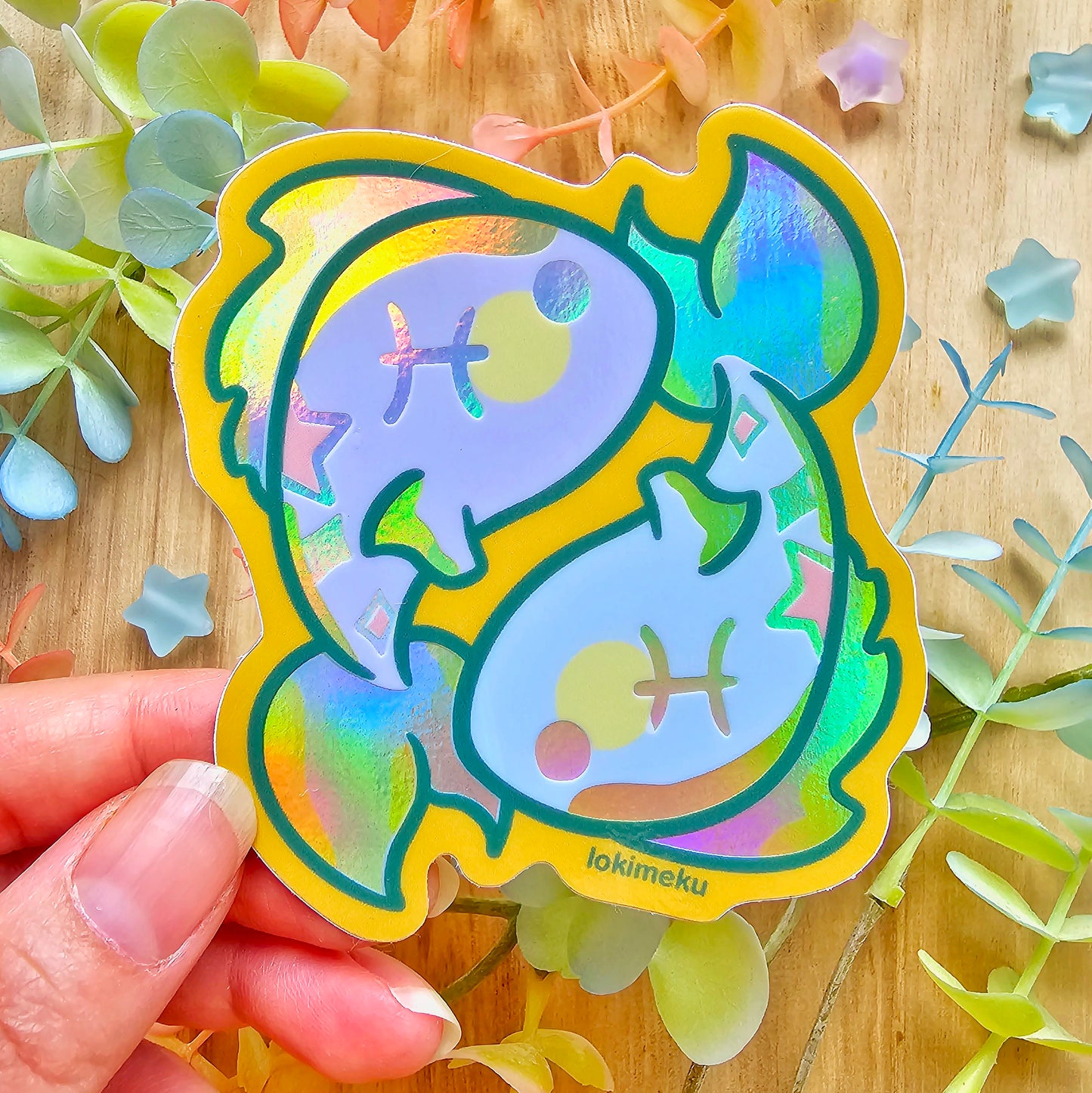 Zodiac Series Holographic Stickers