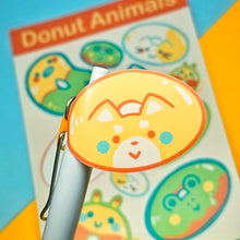 Load image into Gallery viewer, Donut Animals Sticker Sheet
