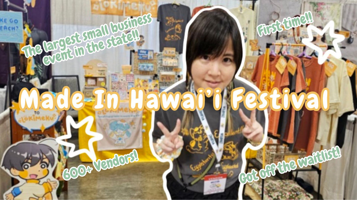 Load video: First time at the largest small business event - Made in Hawai'i Festival - Vendor Vlog