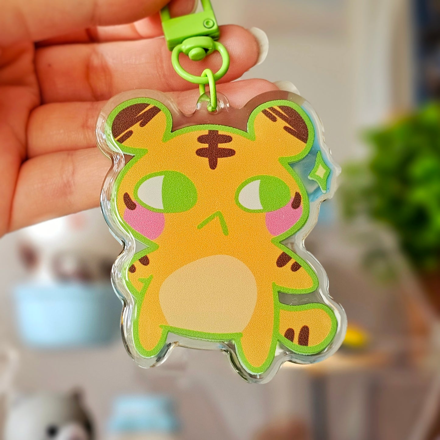 Sussy Tiger Acrylic Keychain