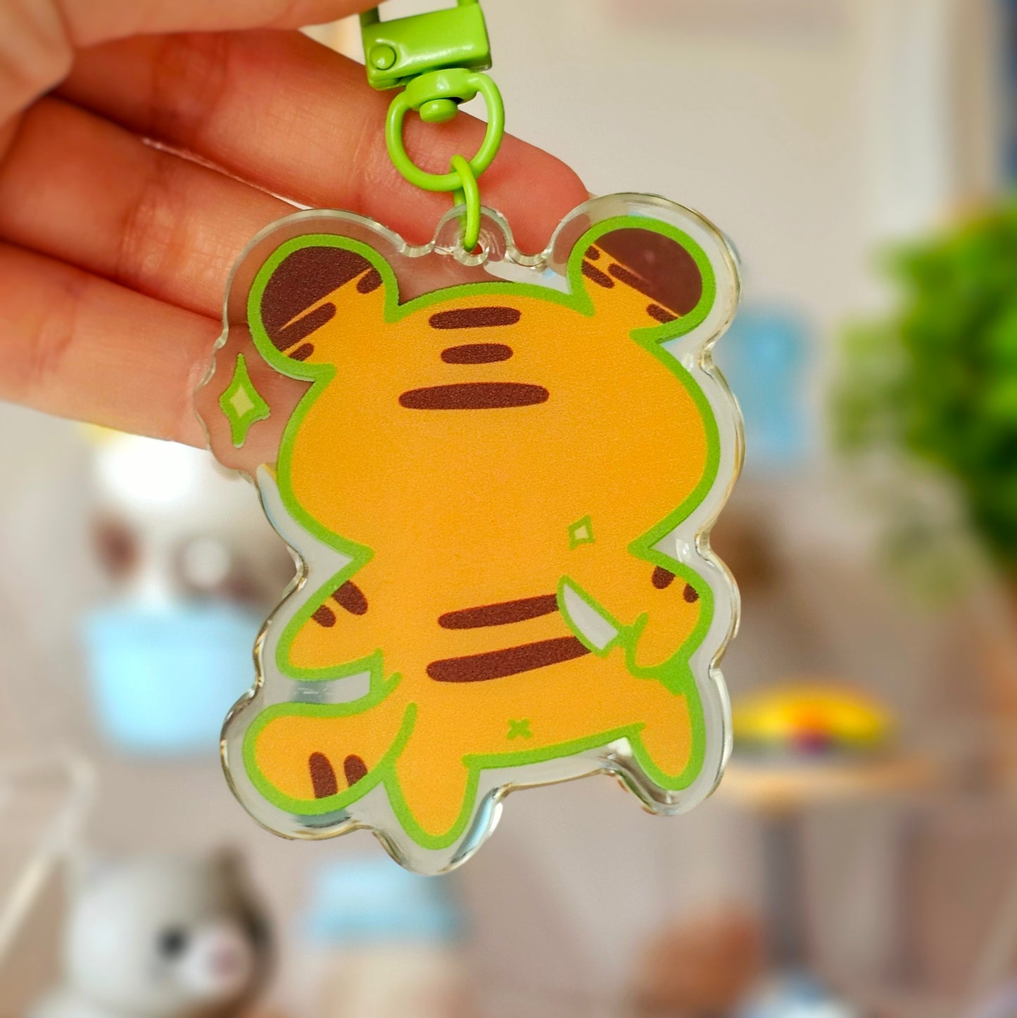 Sussy Tiger Acrylic Keychain
