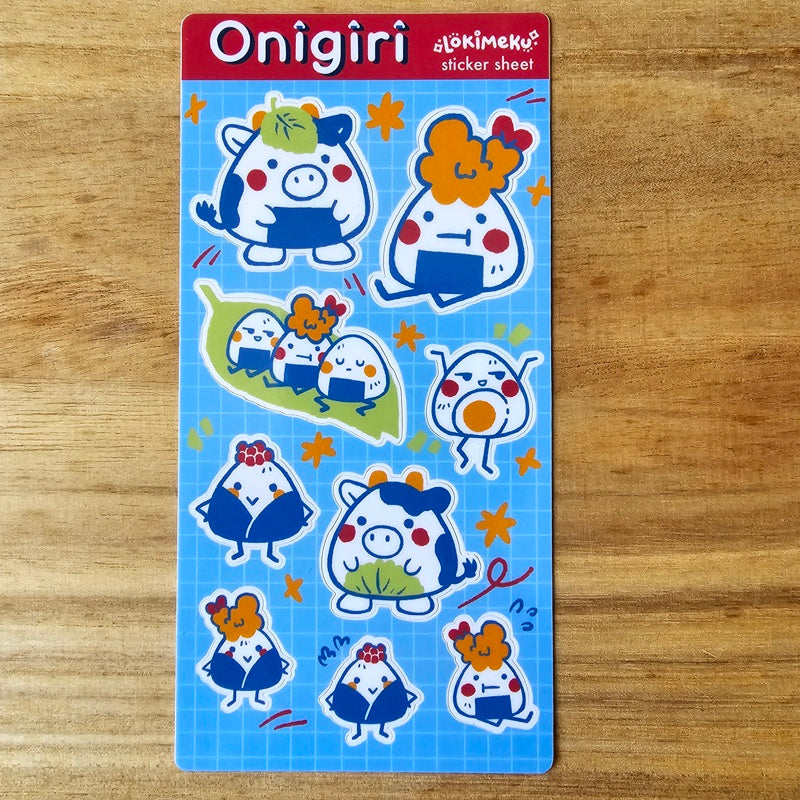Onigiri Sticker Sheet