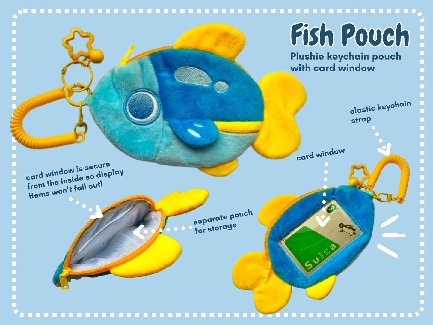 Fish Plush Pouch