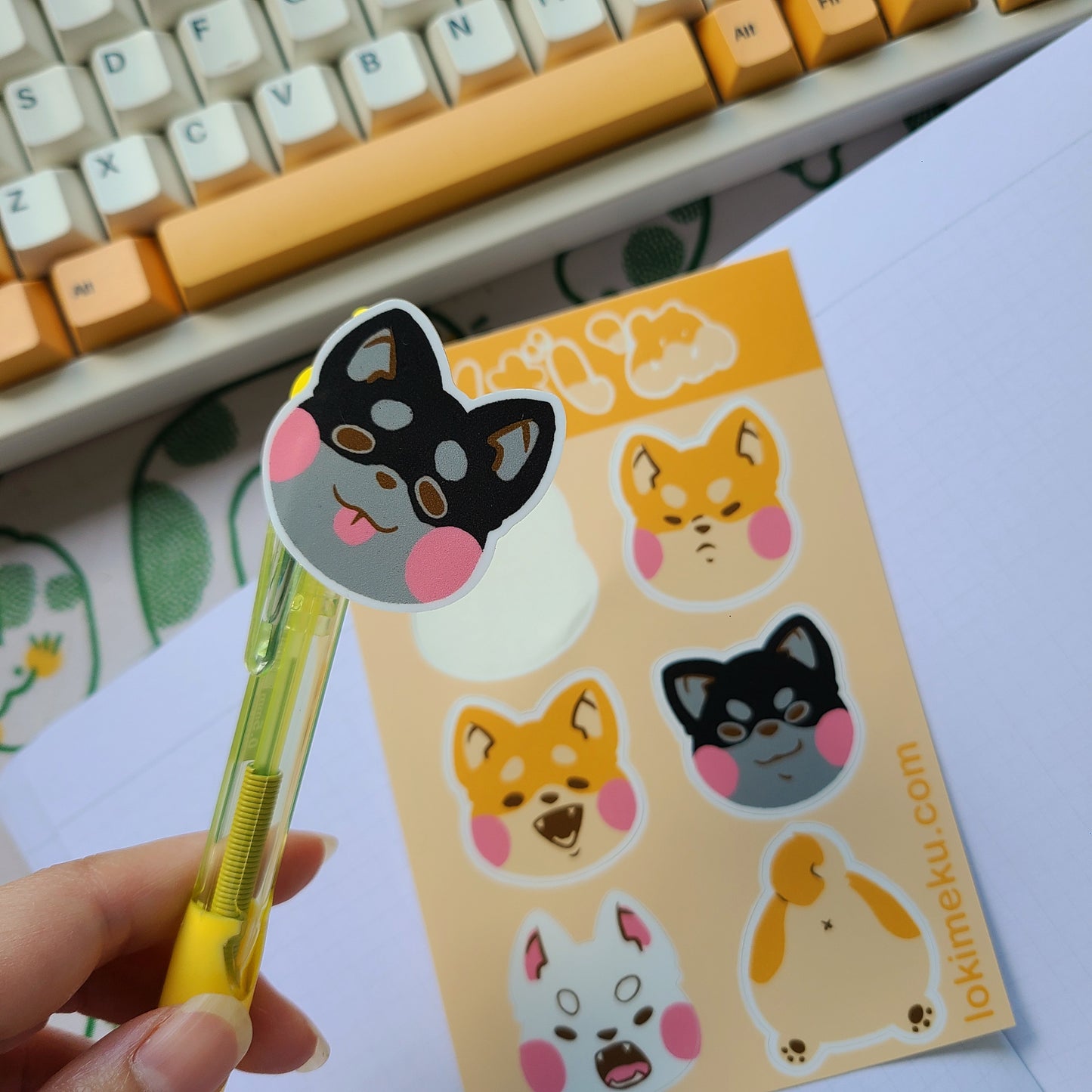 Shiba Inu Sticker Sheet