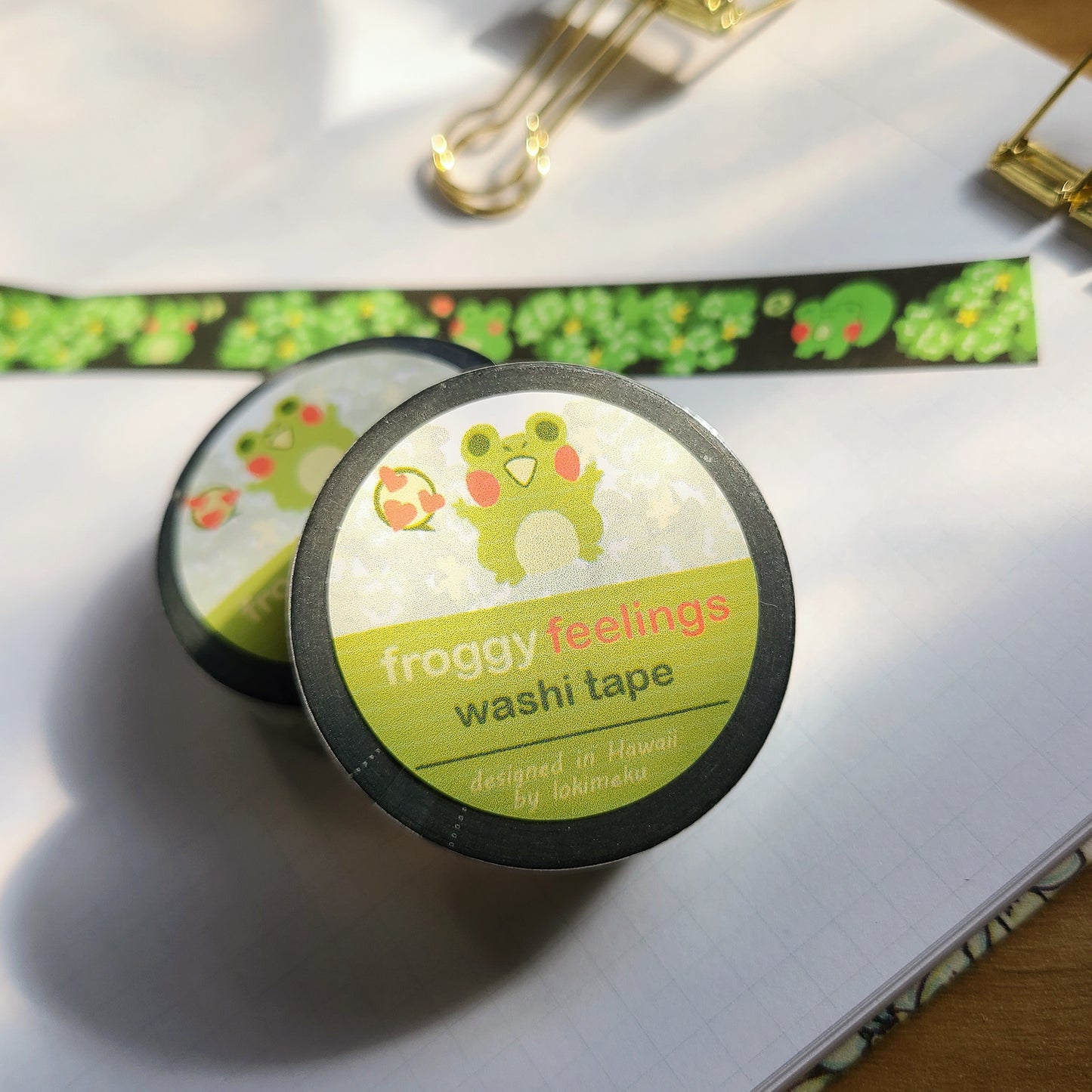 Froggy Feelings Washi Tape